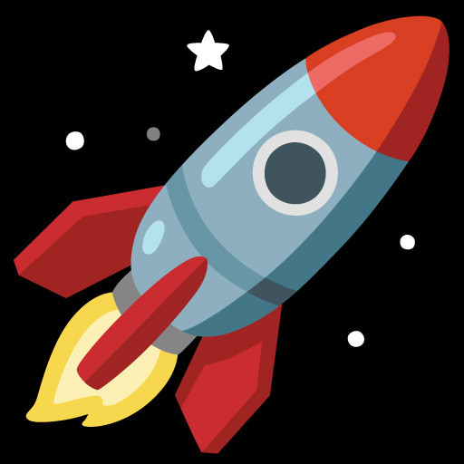 The rocket-emoji